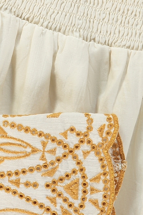 FERN EMBROIDED SKIRT NAT 3