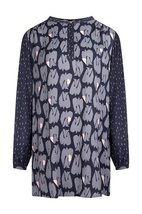 MARTHA TUNIC GREY MULTI 1