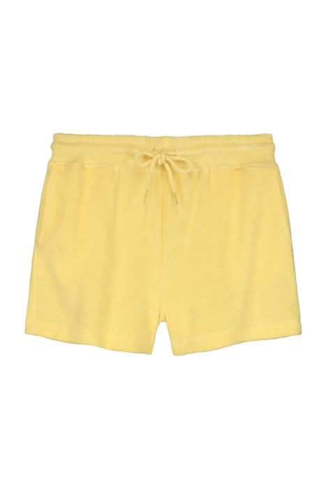 GIRLS MAUI TOWELING SHORT PINA COLADA YELLOW 1