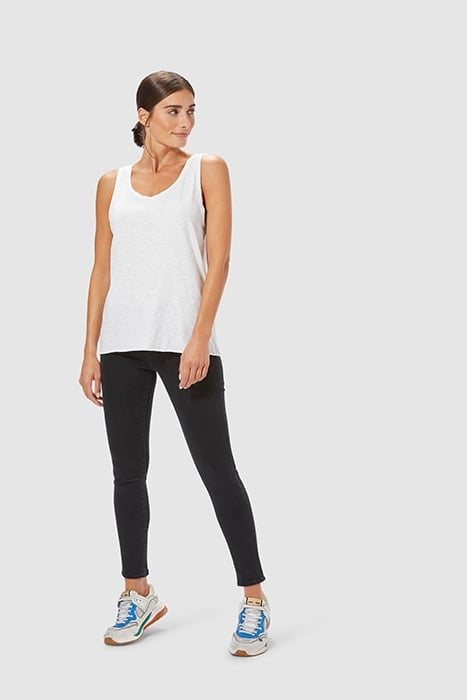 MIDI - BLACK SATIN - JEAN DENIM BLACK 2