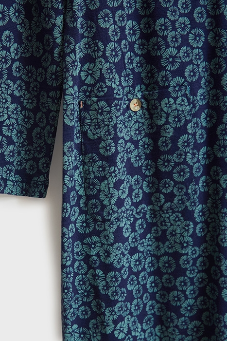 BEA FAIRTRADE DRE NAVY PRINT 3