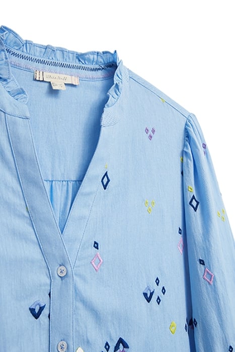 EMBROIDERED SHIRT BLUE MULTI 5