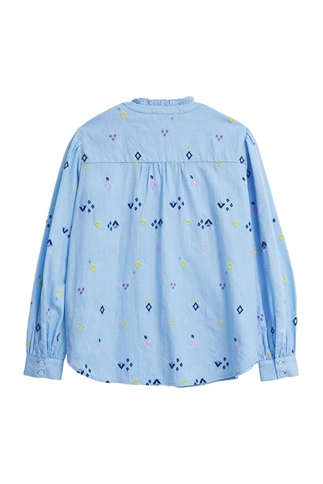 EMBROIDERED SHIRT BLUE MULTI 6