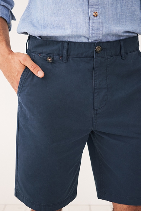 SUTTON ORGANIC CHINO SHORT DARK NAVY 4