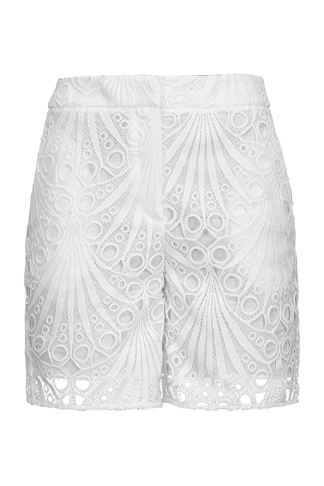 ADULARE SHORTS RETE RICAMO BUT RADIANT WHITE 1