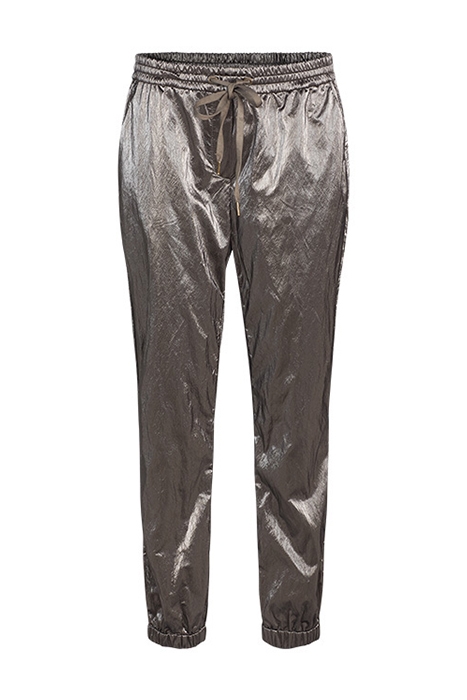 TROUSERS COATED FABRIC 7 - BROWNS 4