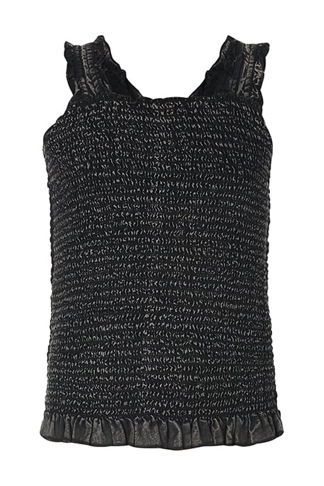 Ruffle top jill&mitch by shoeby darkgrey 1