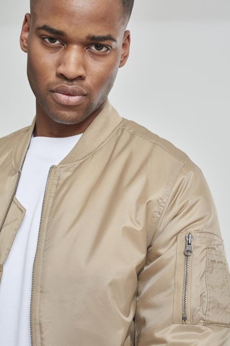 BASIC BOMBER JACKET BEIGE 7