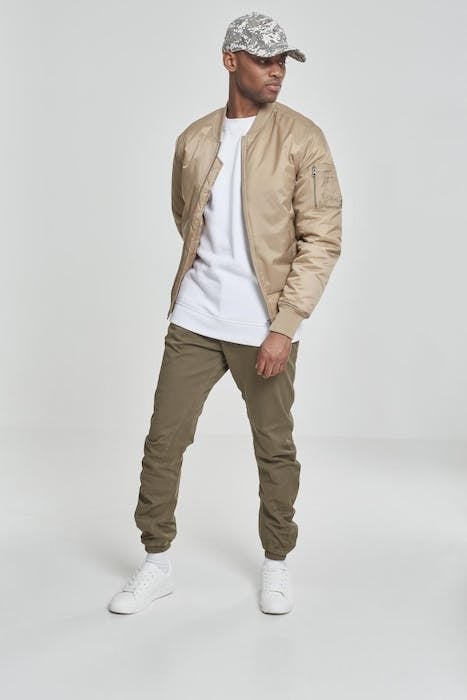 BASIC BOMBER JACKET BEIGE 4