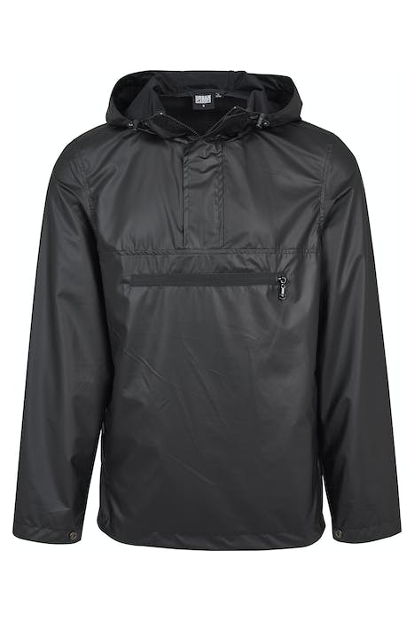 LIGHT PULL OVER JACKET BLACK 1