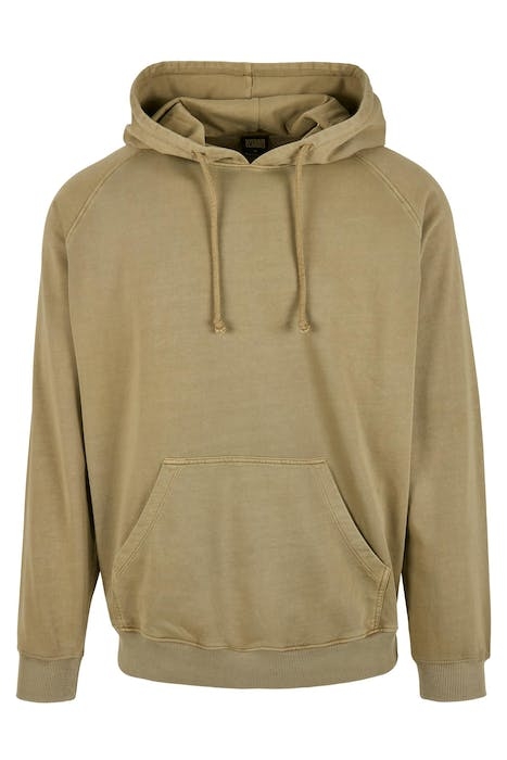 OVERDYED HOODY KHAKI 1