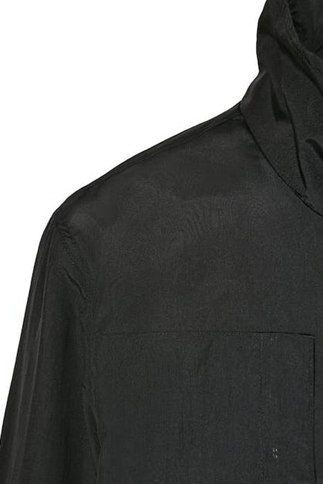 DOUBLE POCKET NYLON CREPE JACKET BLACK 8