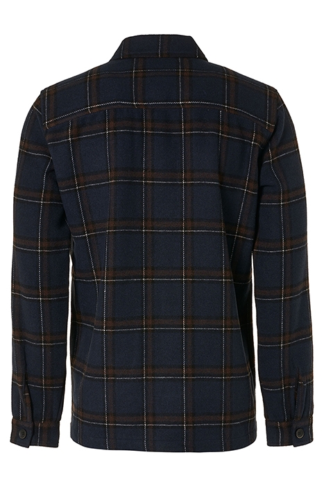 OVERSHIRT BUTTON CLOSURE CHECK WITH WOOL NIGHT 6