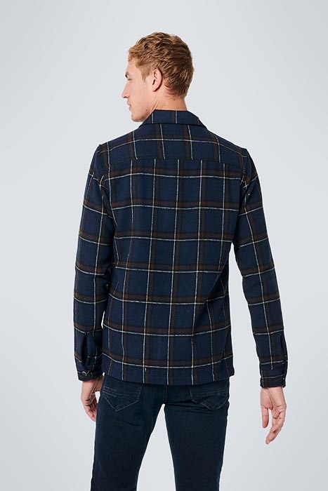 OVERSHIRT BUTTON CLOSURE CHECK WITH WOOL NIGHT 3