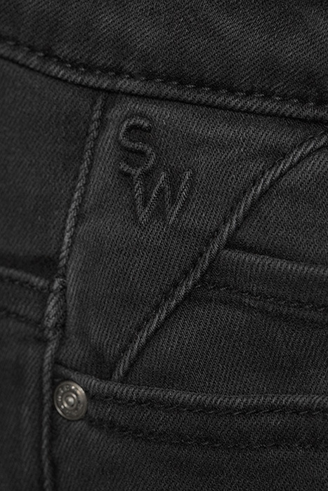 TROUSER WOVEN LONG 84001026 BLACK DENIM 5