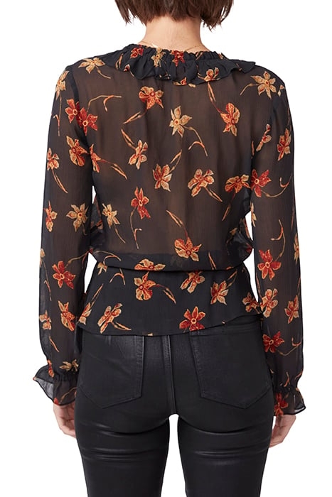 NATHALIE BLOUSE BLACK MULTI 2