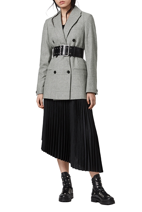 ASTRID CHECK BLAZER LIGHT GREY/ECRU 5