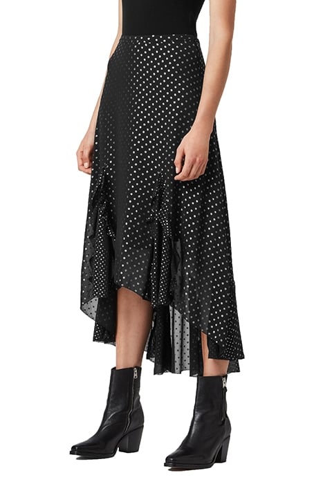 ILIA DOT SKIRT BLACK 3