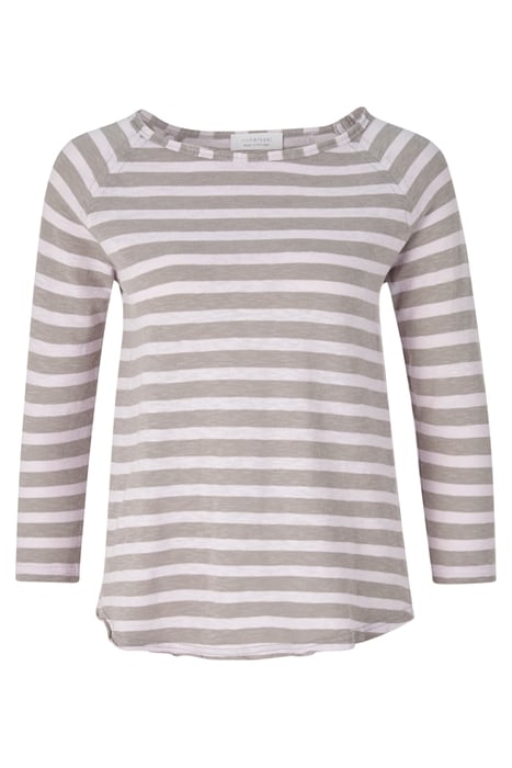 HEAVY JERSEY LONGSLEEVE STRIPED STREET GREY 1