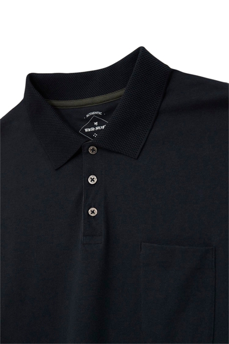 LINWOOD ORGANIC POLO DARK NAVY 5