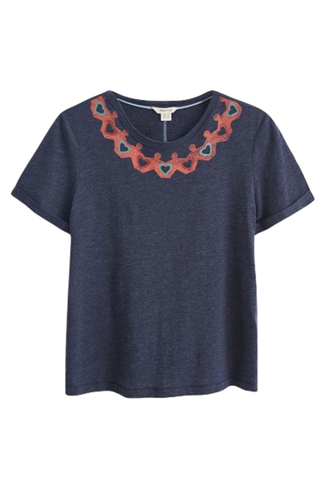 HOME START A HUG WAS HERE TEE NAVY MULTI 1