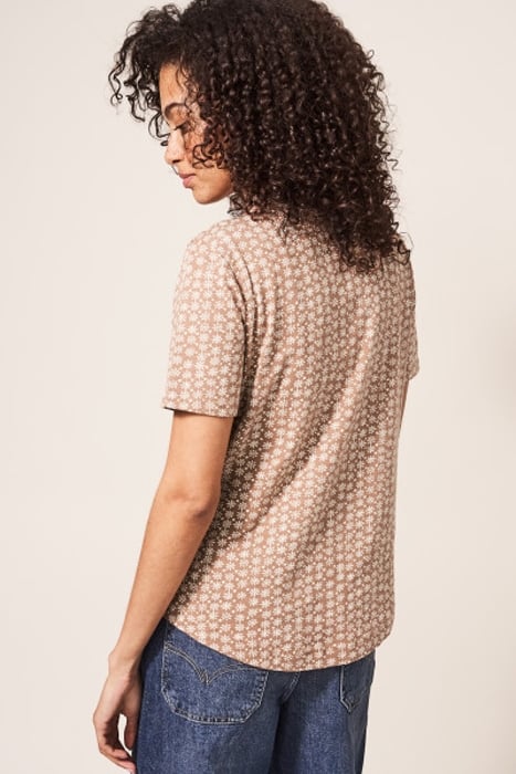 PENNY POCKET JERSEY SHIRT BROWN 3