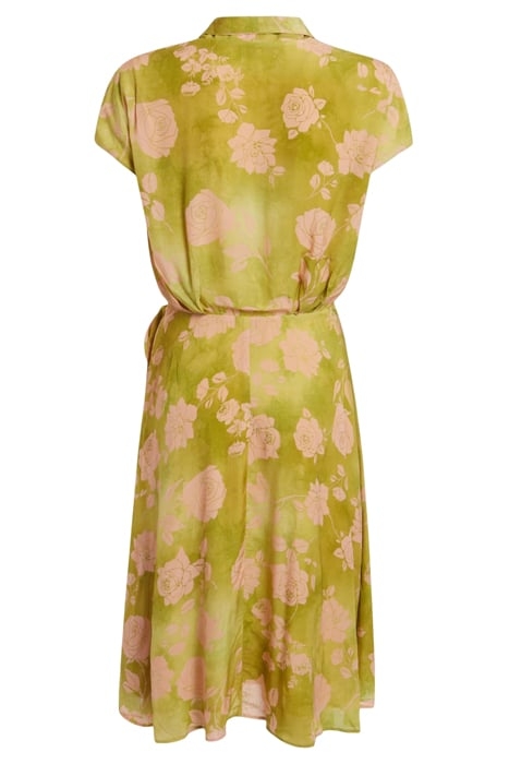 SIERRA SOLID DRESS ROSE ROMANCE GREEN 7