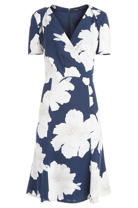 MICKY SOLID DRESS FALLING FLORAL 8