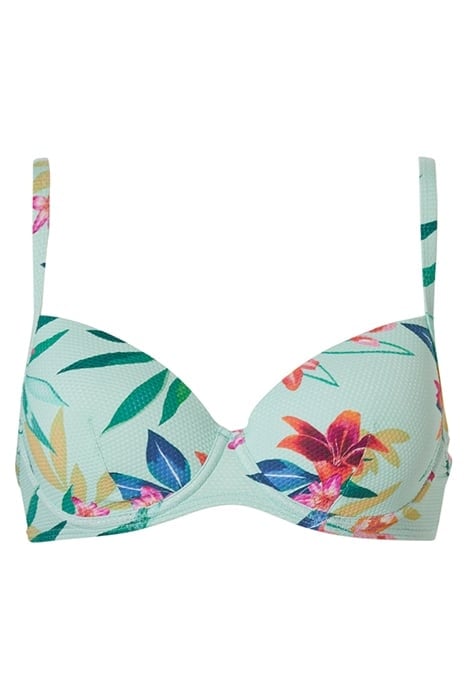 SW BRA TSHIRT BRI TROPICAL LILY FLOWERS PRINT 1