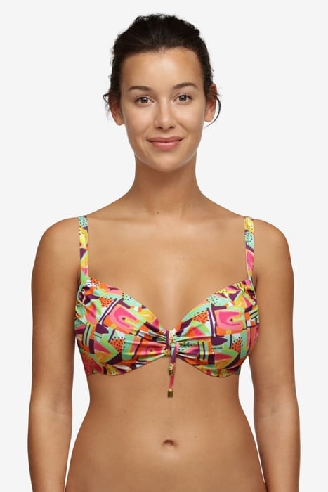 SW BRA TSHIRT BABETTE ABSTRACT SUNSET MOSAIC 3