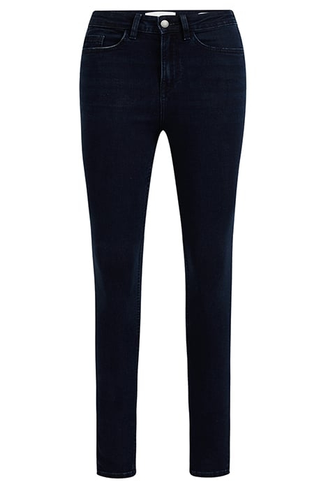 DAMES HIGH RISE SKINNY JEANS MET STRETCH - CURVE DARK BLUE 1