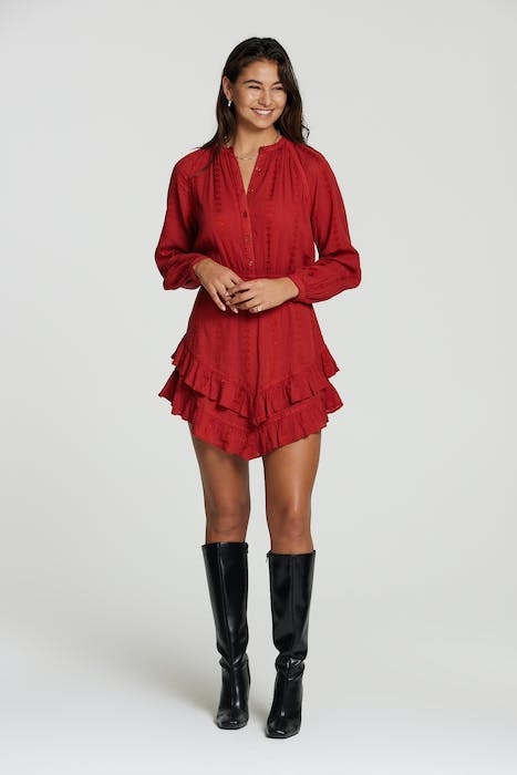 LADIES ROUEN DRESS CLOVER STRIPE 2