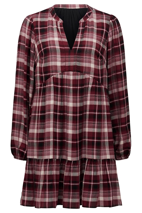 CLAUDIA CHECK SMOCK DRESS CHECK 1