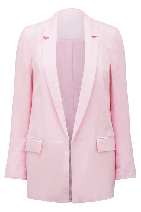 LILA LINEN BLAZER PINK 6