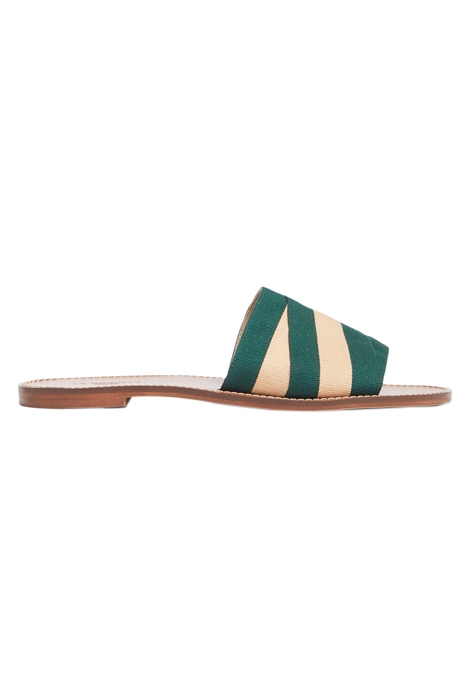 WINNIE SLIPPERS GREEN/NUDE 1