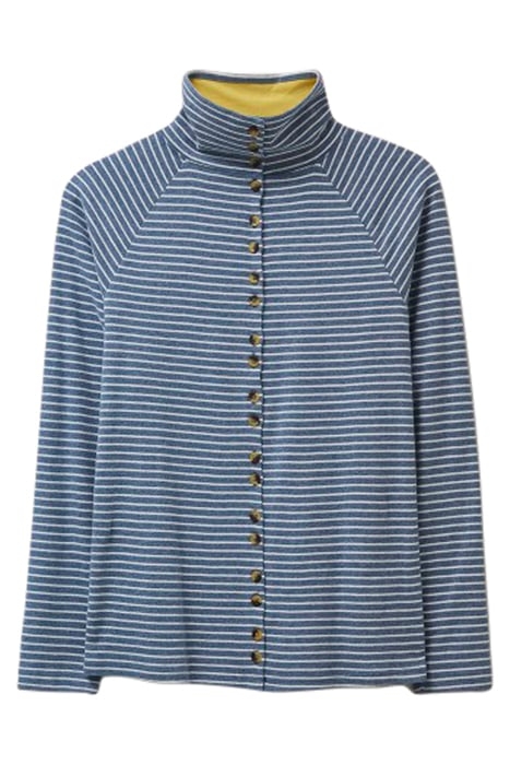 BILLY BUTTON THROUGH ROLL NECK BLUE MLT 1