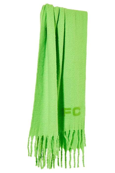 BLANKET SCARF GREEN FLASH 1