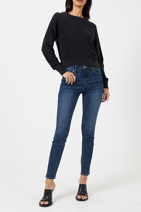 SUPERSOFT DOUBLE RAGLAN CREW CHARCOAL MEL 2