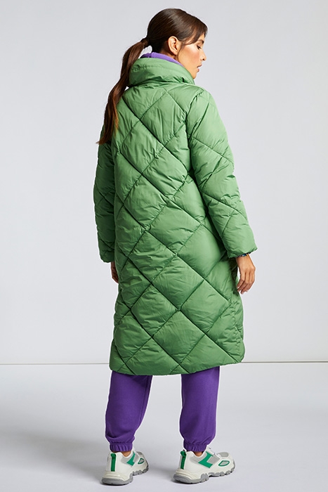 QUILTED NYLON COAT EVERGREEN 3