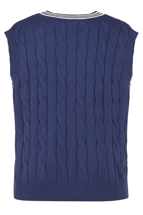 TAVSANLI KNITTED VEST BEACON BLUE 2