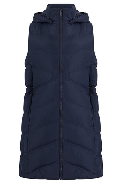 GILET ROW HOOD MID DARK NAVY 1