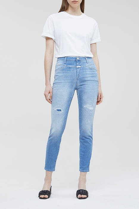 CLOSED WOMEN SKINNY PUSHER JEANS LIGHT BLUE 1