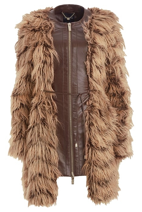 DINAH COAT DARK BOURBON WITH CLASSIC CAME 8