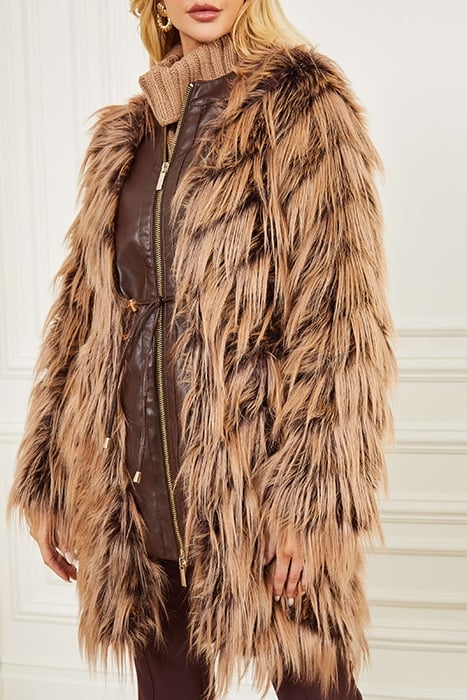 DINAH COAT DARK BOURBON WITH CLASSIC CAME 4