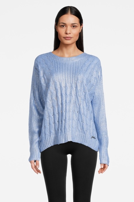 CELLULARE MAGLIA MISTO LANA LA SILVER/AZURE 1