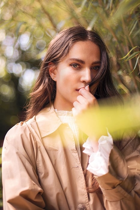 COAT BELTED CASUAL TWILL BROWNS 7