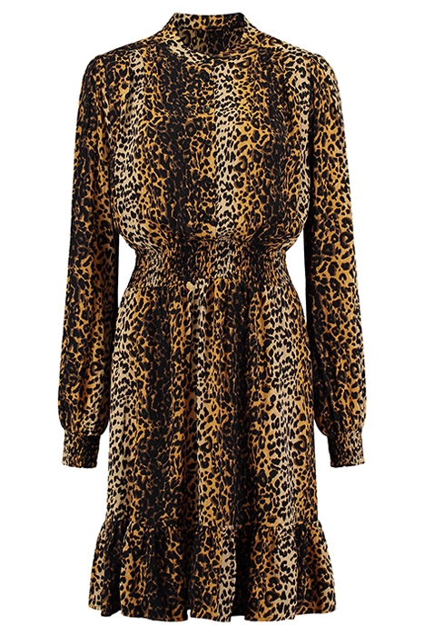 SELDON DRESS LEOPARD FUR 1