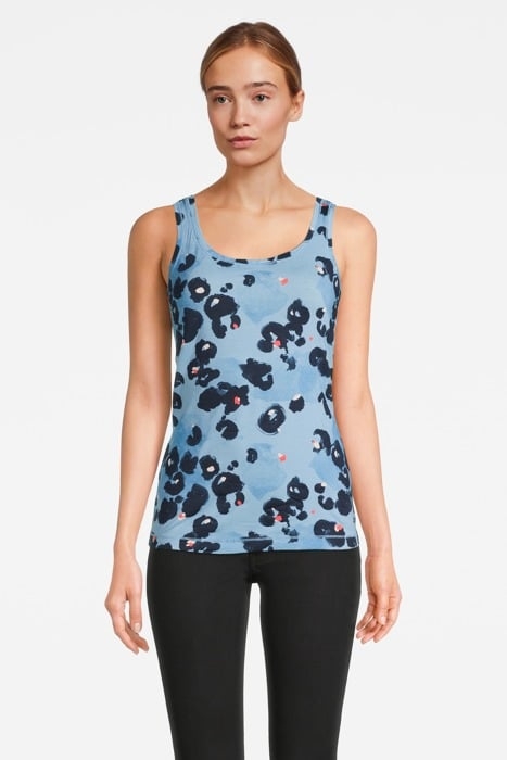 T-SHIRT SLEEVELESS BLISSFUL BLUE 1