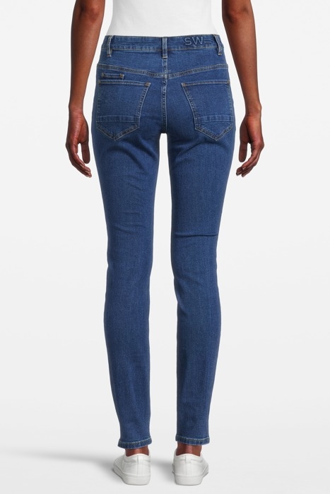 TROUSER WOVEN MID BLUE DENIM 2