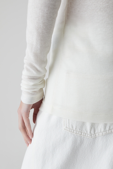 SLIM TURTLENECK IVORY 3